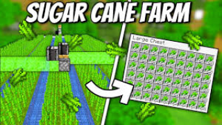 Minecraft Automatic Sugarcane Farm Schematic (litematic)
